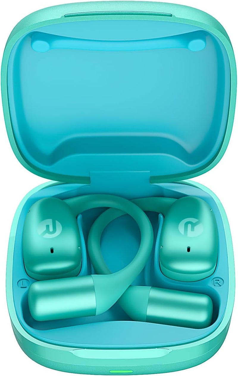 Raycon Essential Open Earbuds – True Wireless Open Ear Bluetooth 6.0 Headphones, Ultra-Lightweight, Comfort Hook Design, IPX4 Water Resistant, 36 Hours of Battery Life (Mint) - Image 2